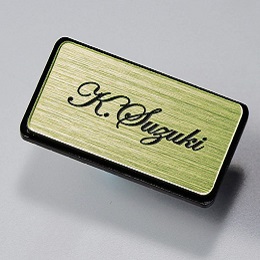 品番GWM-1 枠付ミニ ゴールドネームプレート