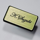 品番GWM-1 枠付ミニ ゴールドネームプレート